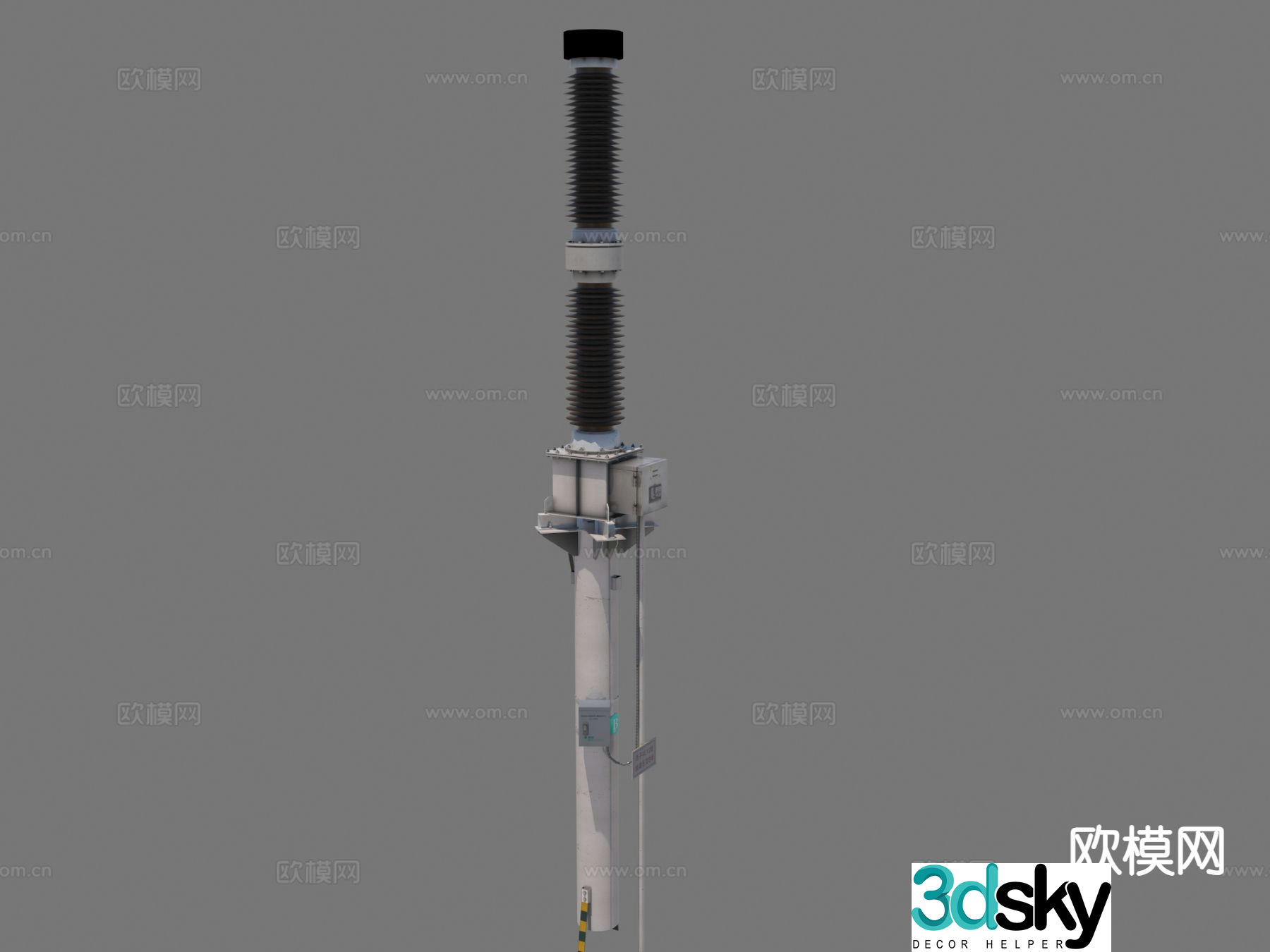 voltage transformer transformer 3d model