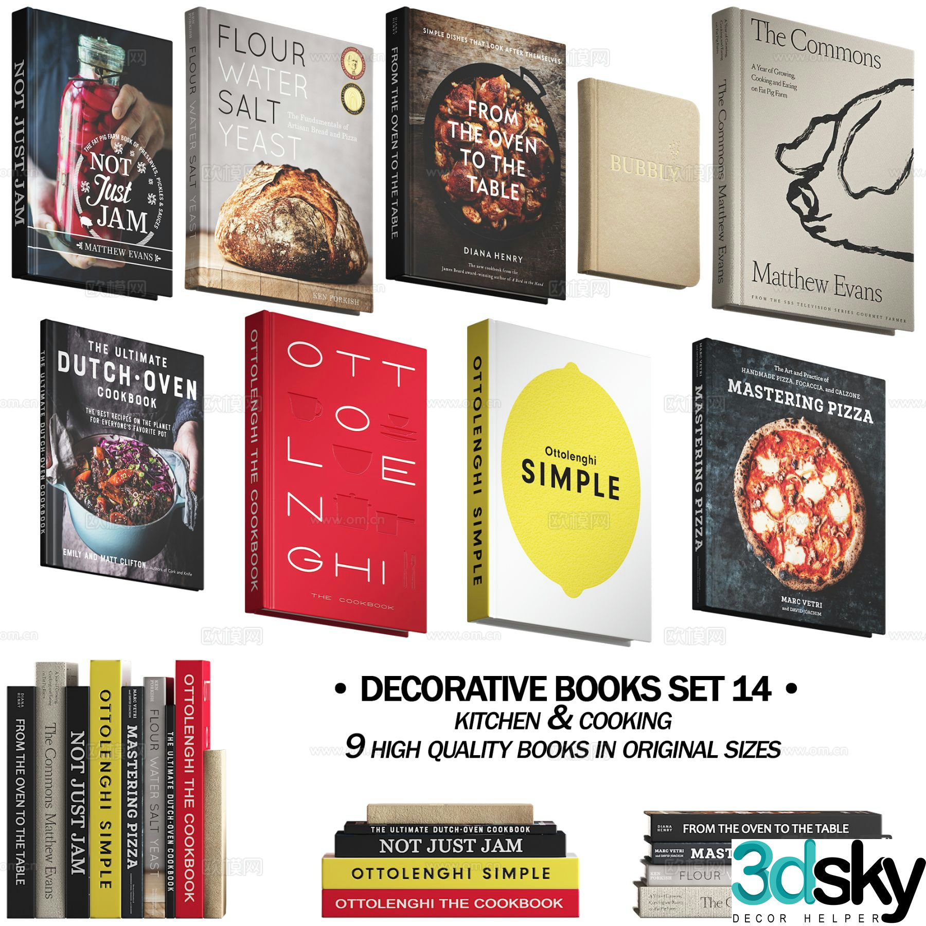 book book english book hardcover book 3d model