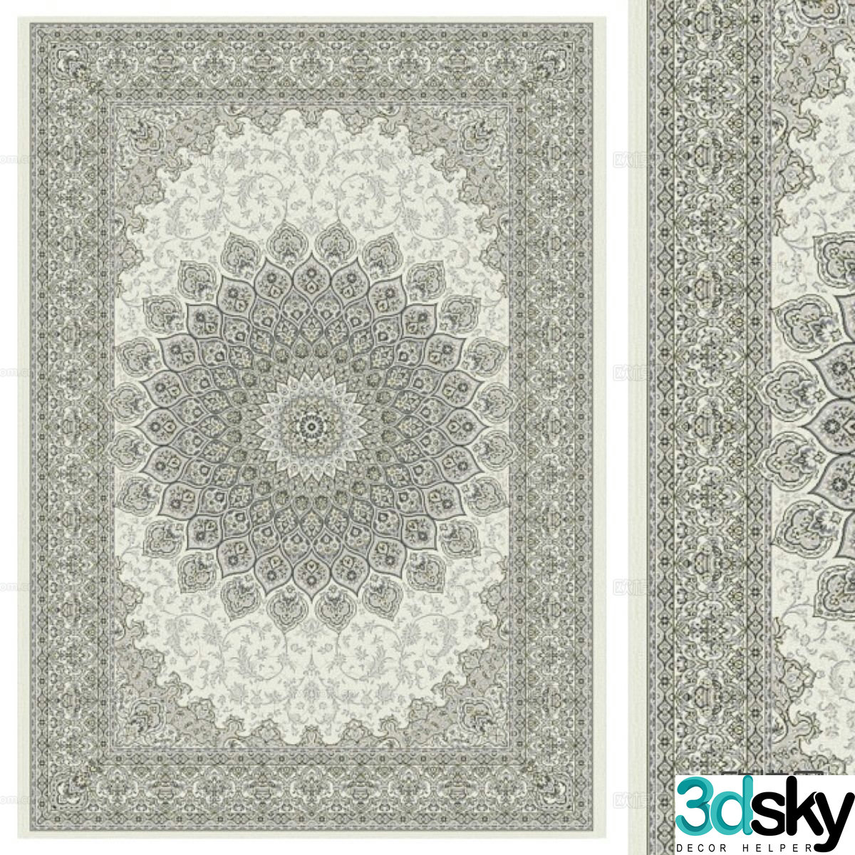 American pattern carpet 3d model