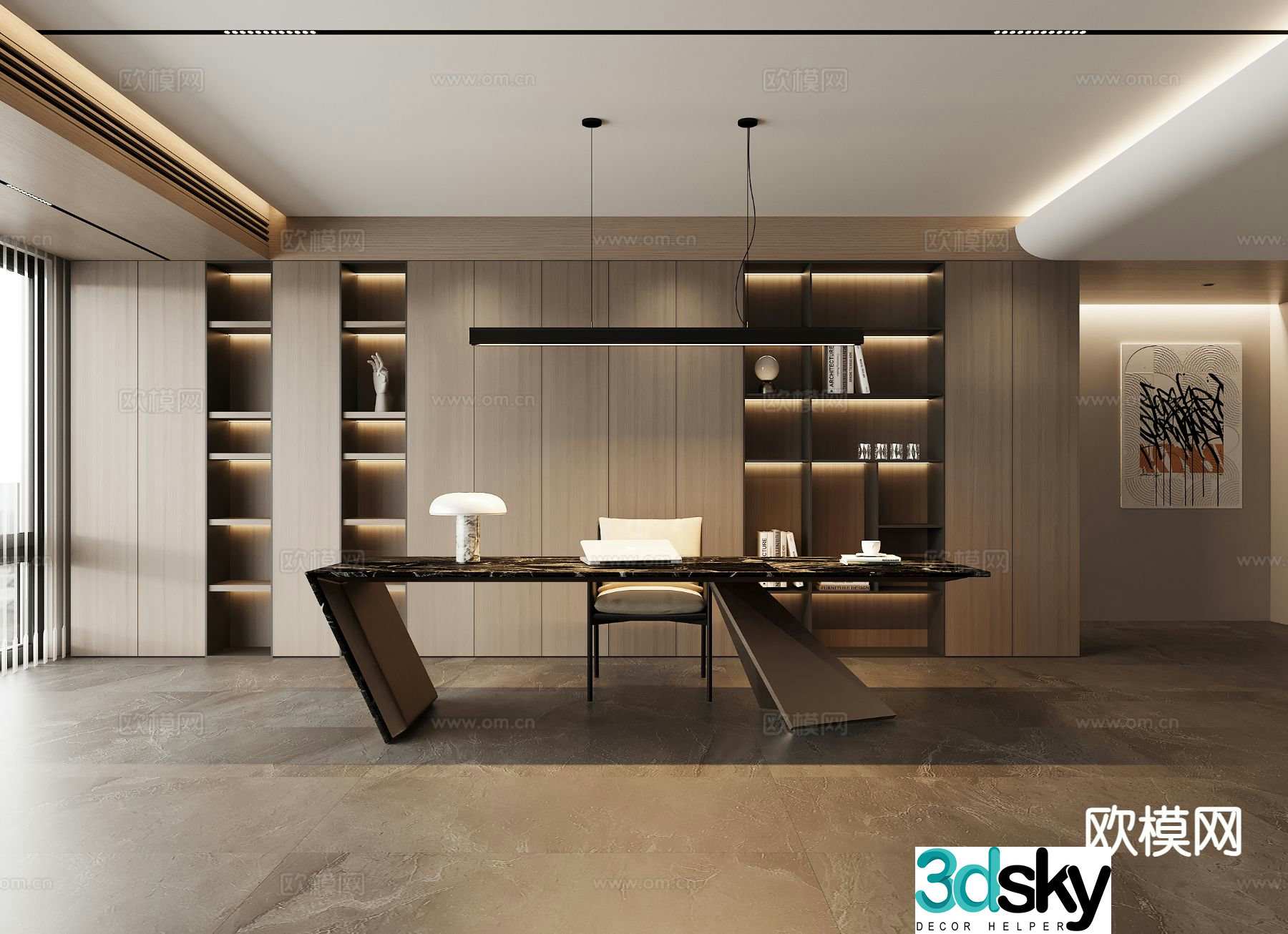 Italian study 3D model