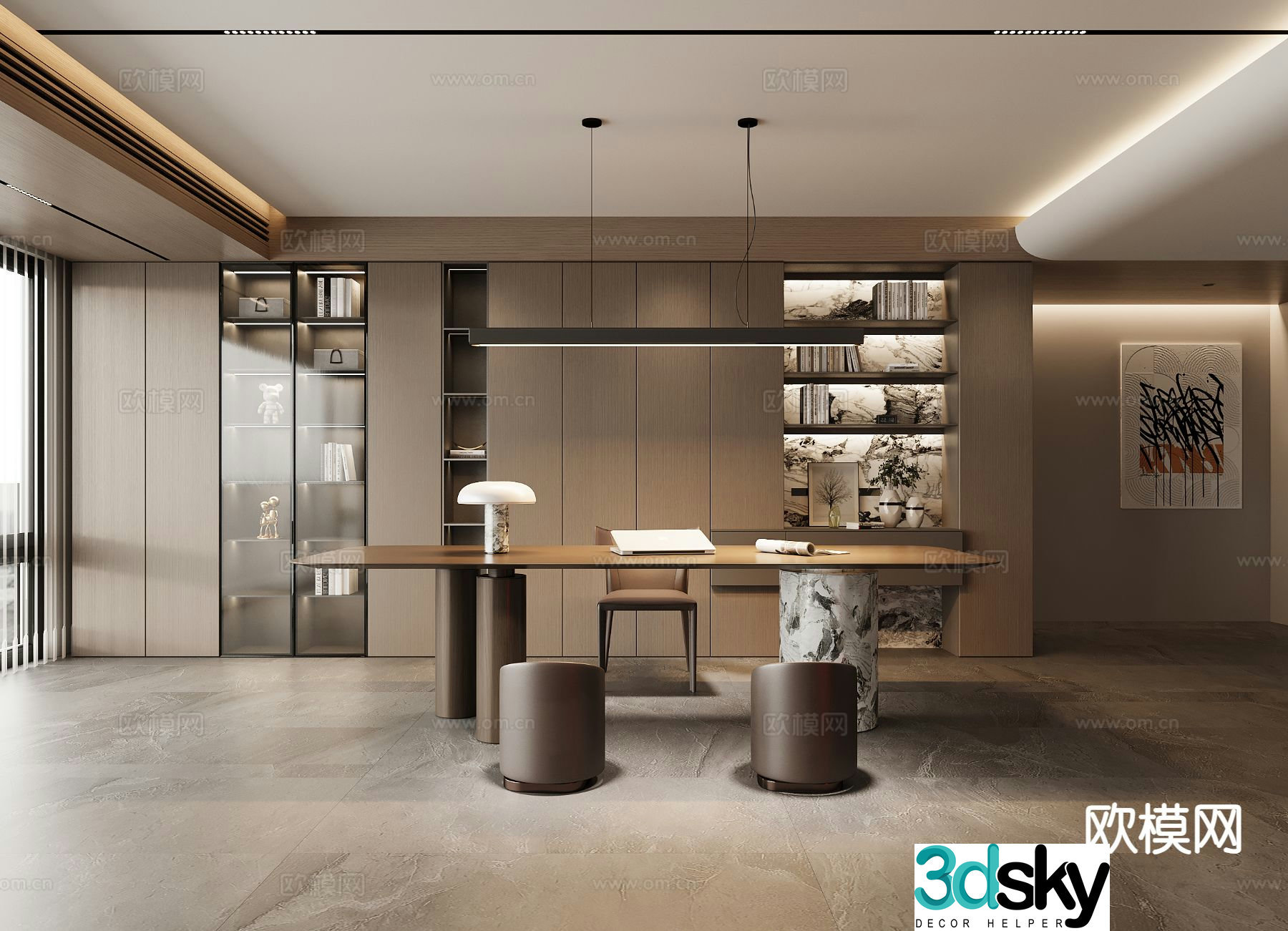 Italian study 3D model