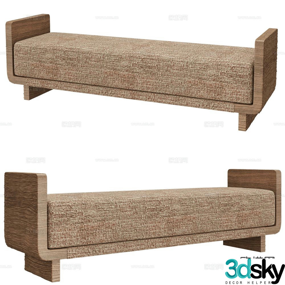 Modernature Bench Sofa Bench Bench 3d model