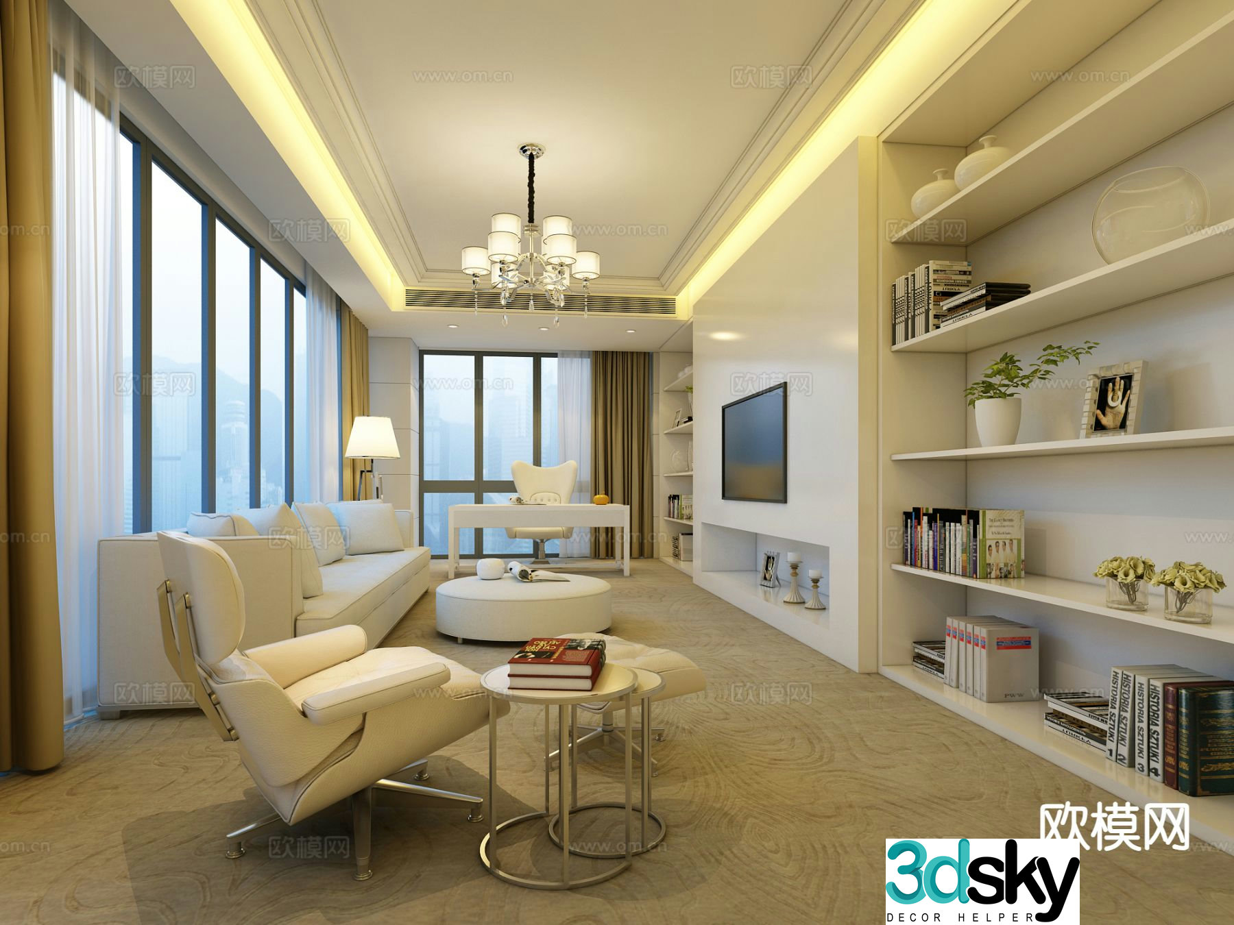 French study 3d model