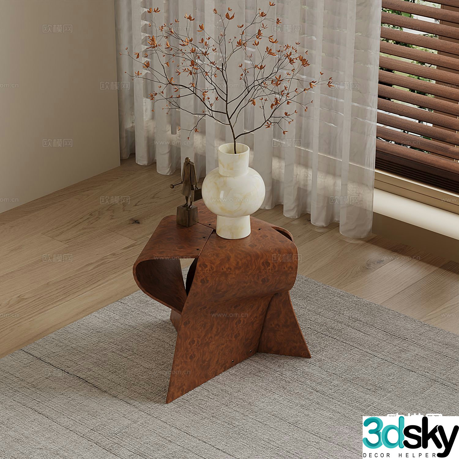 TENDO side table corner table table table 3d model