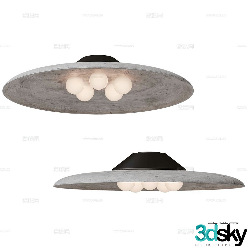 Ole ceiling lamp 3d model