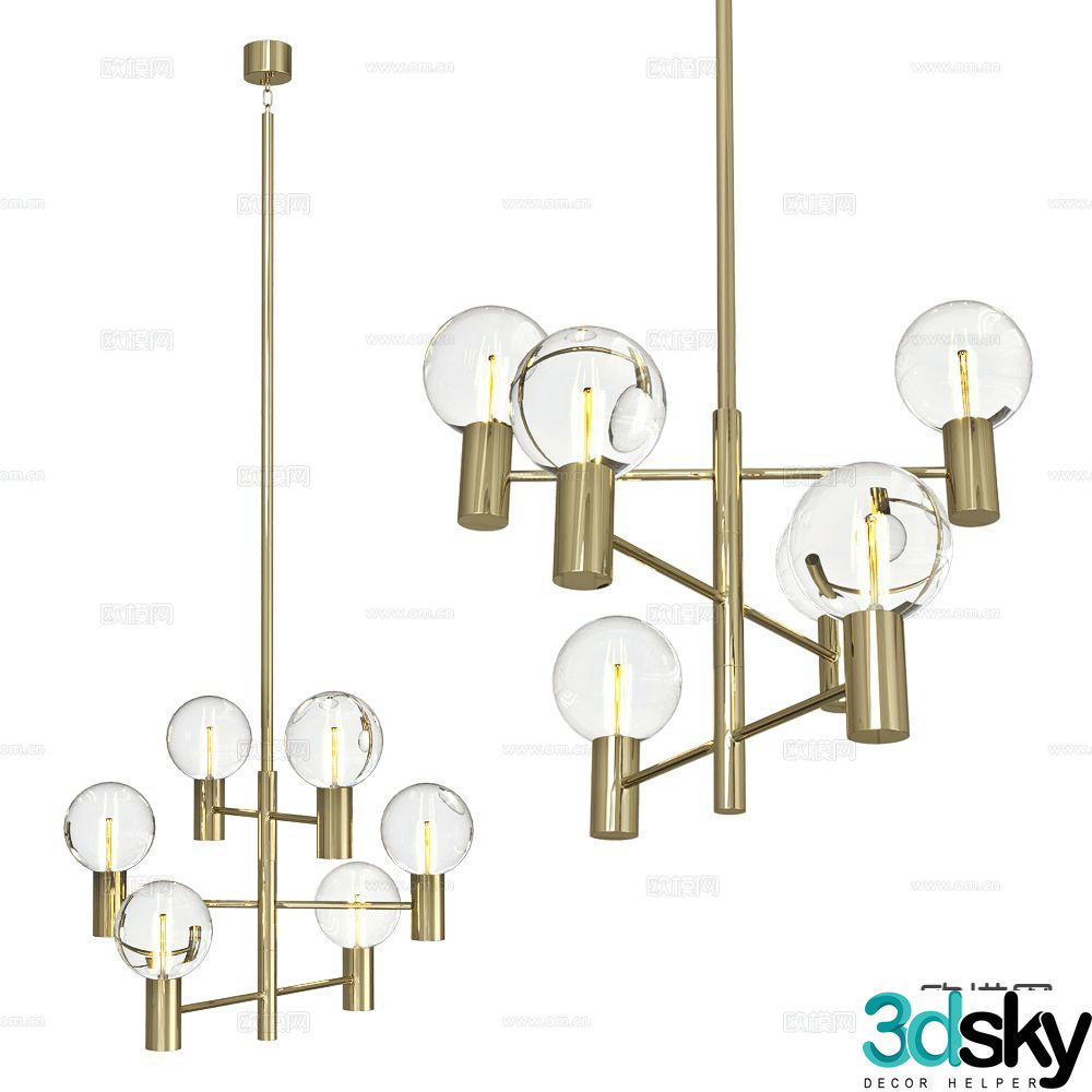 Markslojd chandelier 3d model
