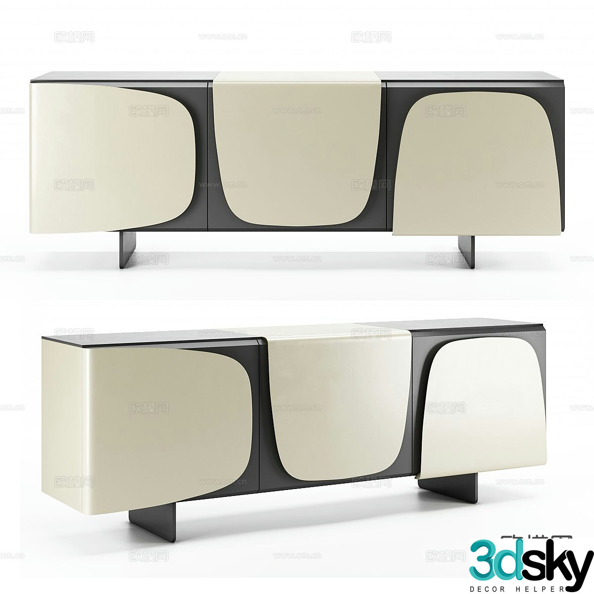 Modern TV cabinet 3d model