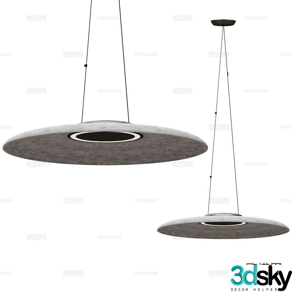 Ole dining room chandelier 3d model