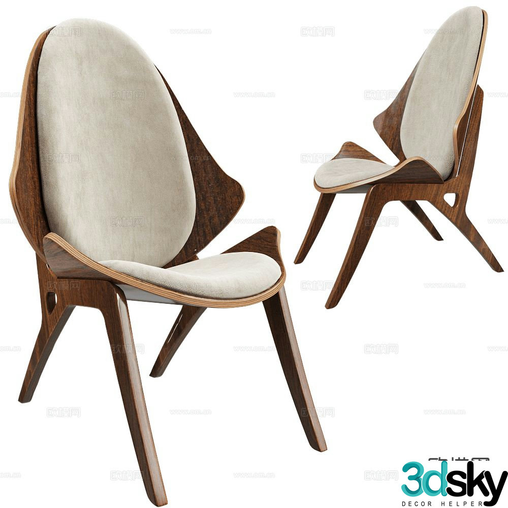 SOLLEN chair leisure chair 3d model