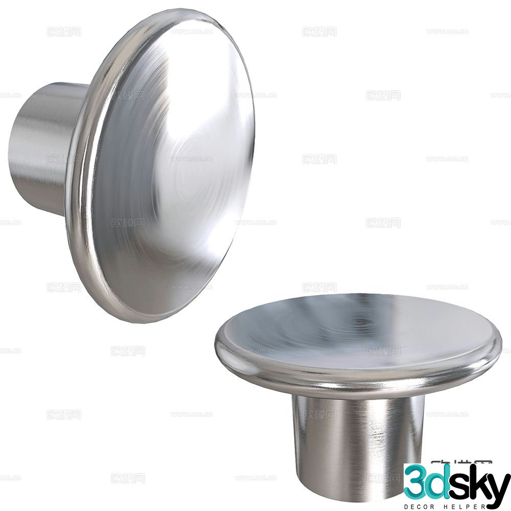 Latuning stainless steel handle handle 3d model