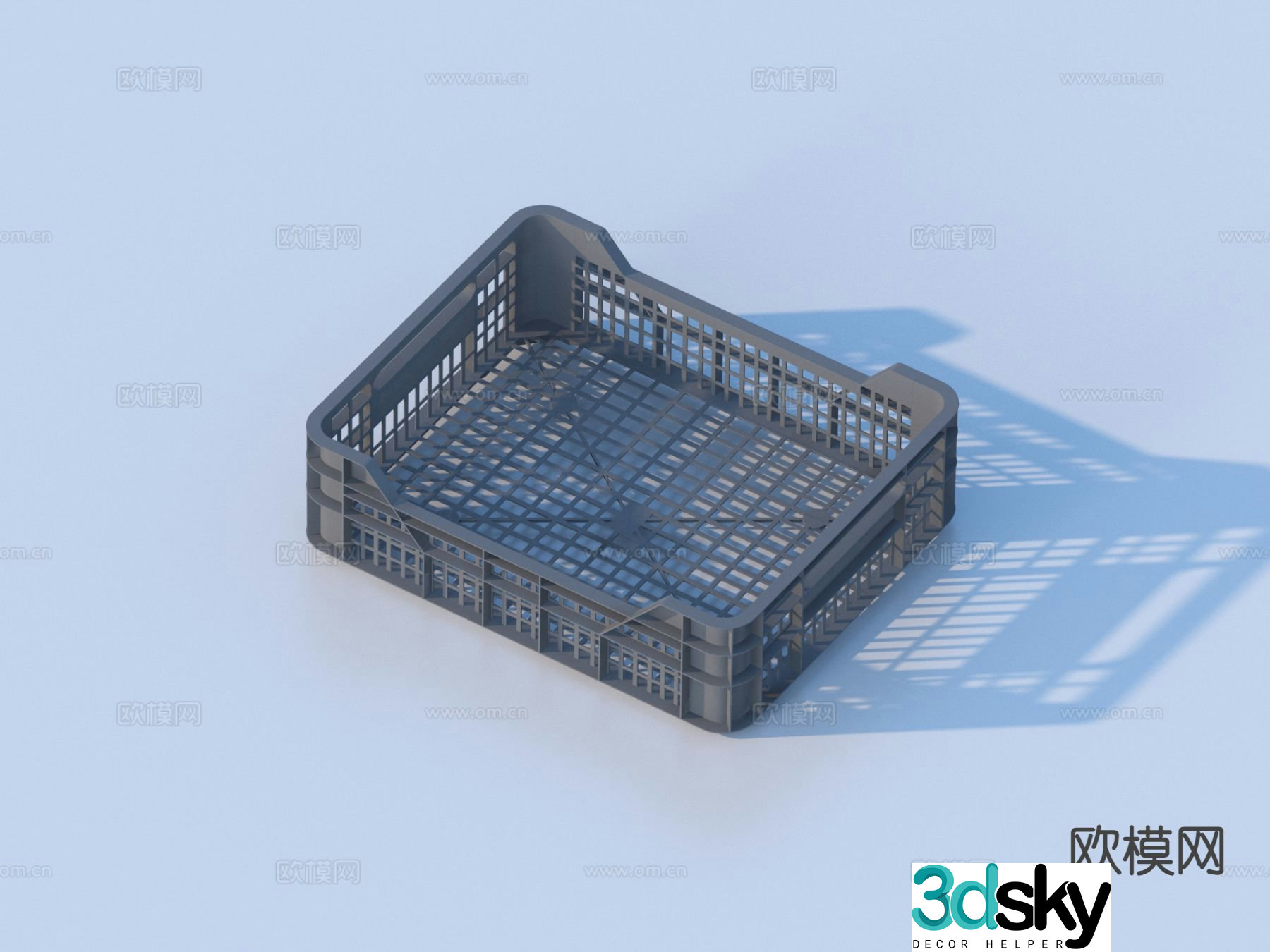 Storage basket vegetable basket vegetable basket 3d model