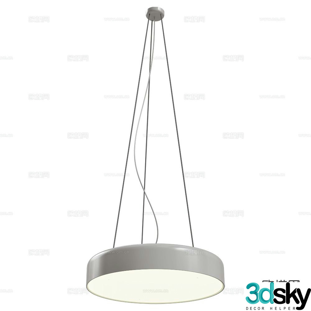 Ole dining room chandelier 3d model