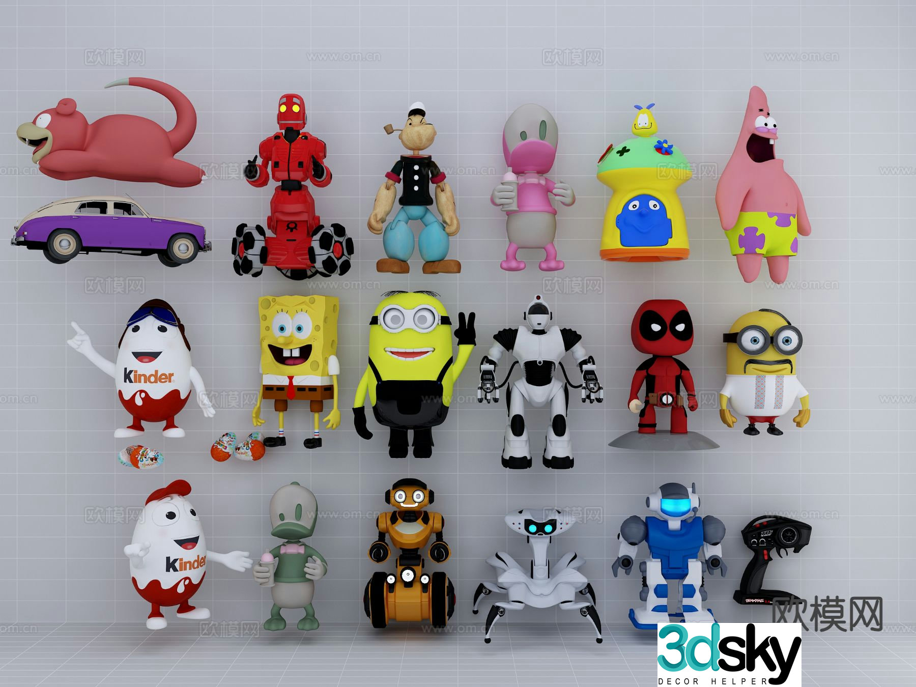 Toy Patrick Minions 3D model