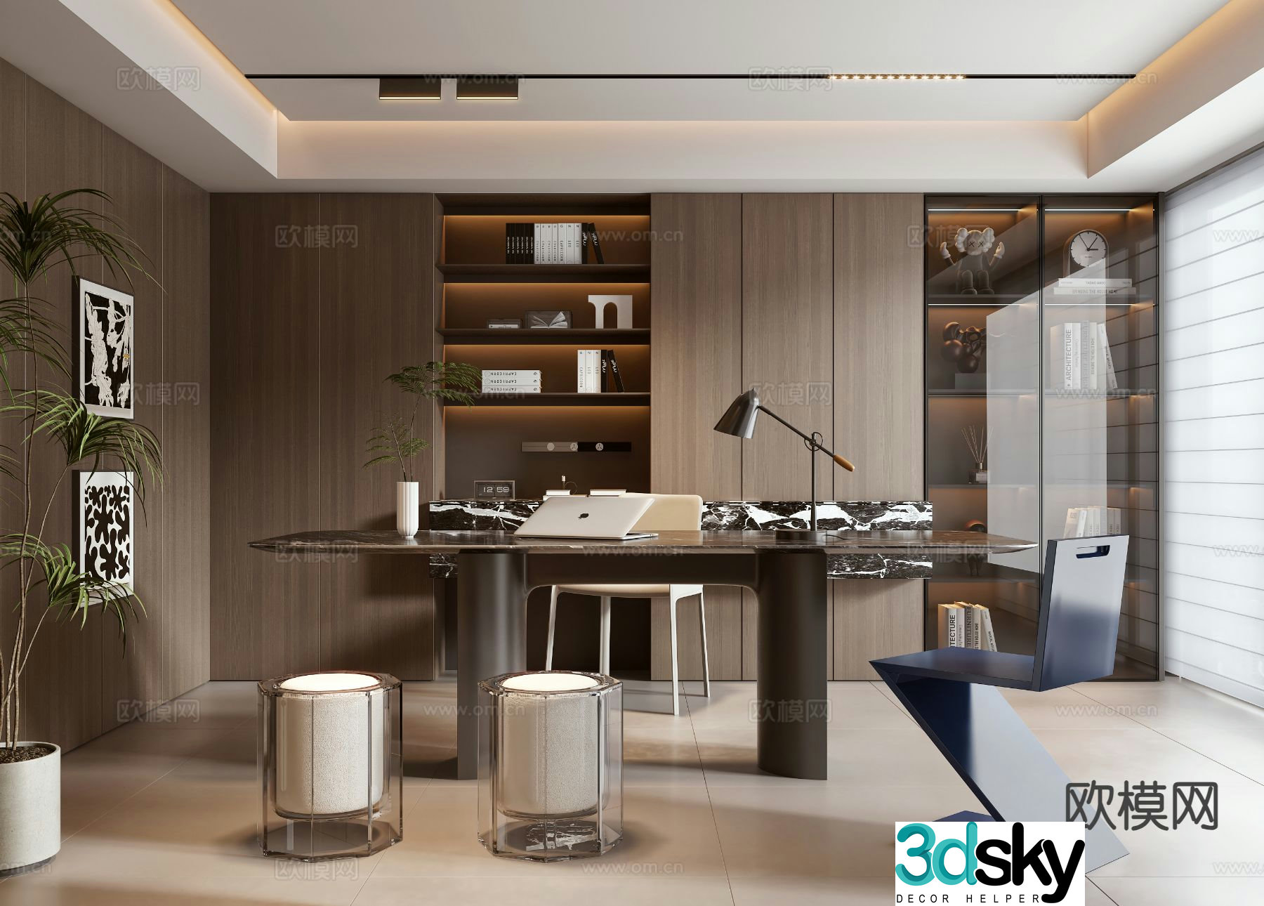 Italian study 3D model
