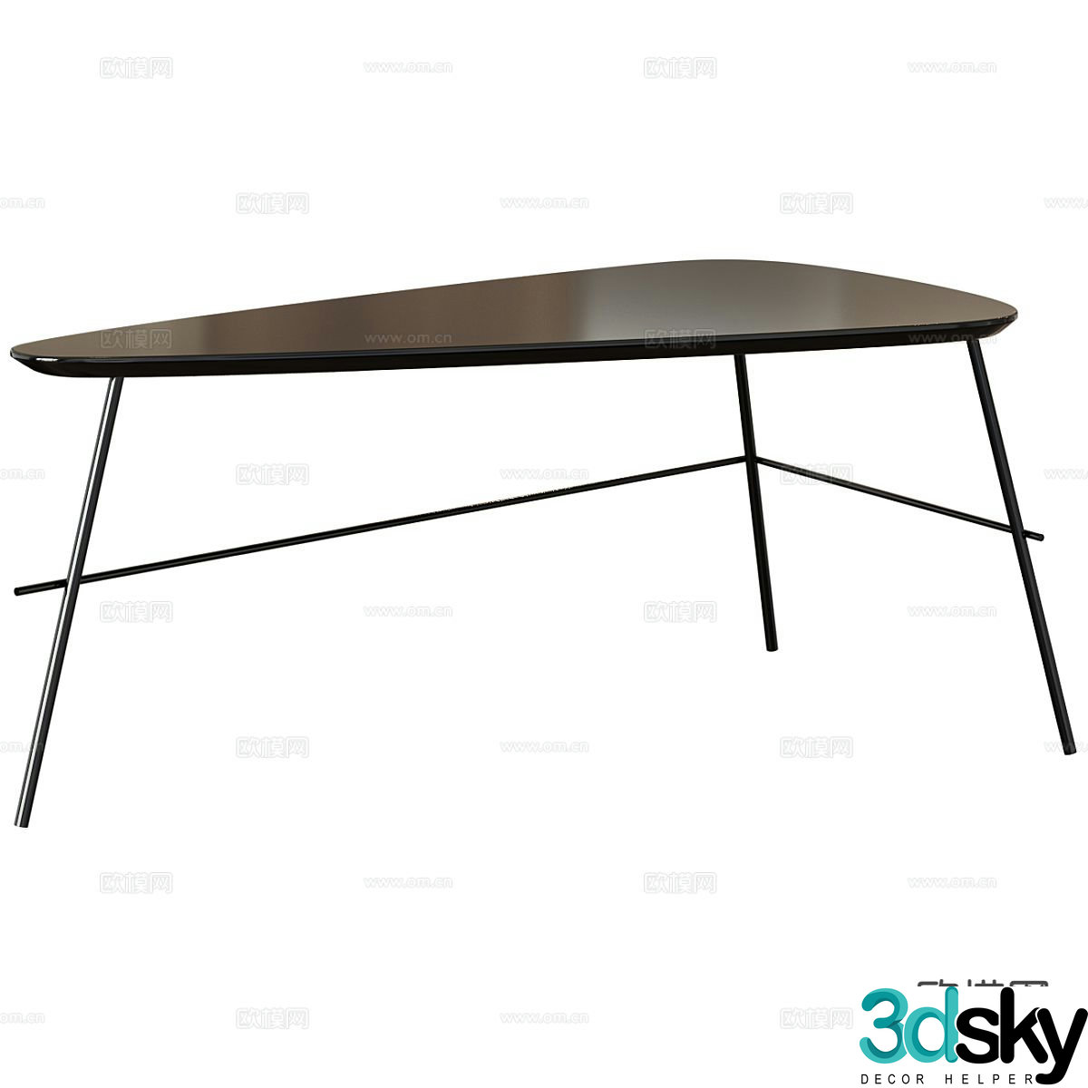 Italian coffee table 3d model
