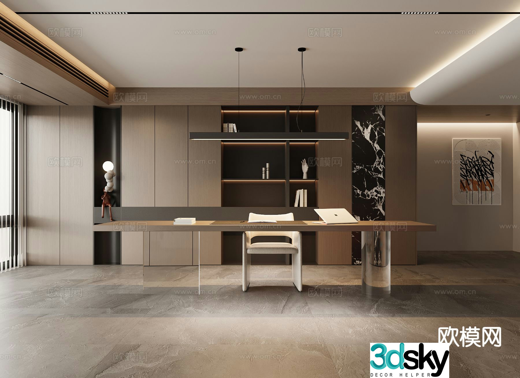 Italian study 3D model