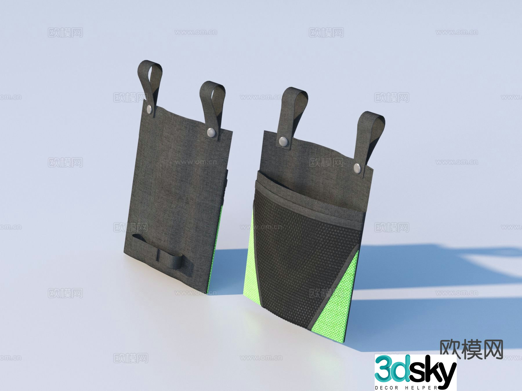 bag cloth bag gift bag sketch 3d model