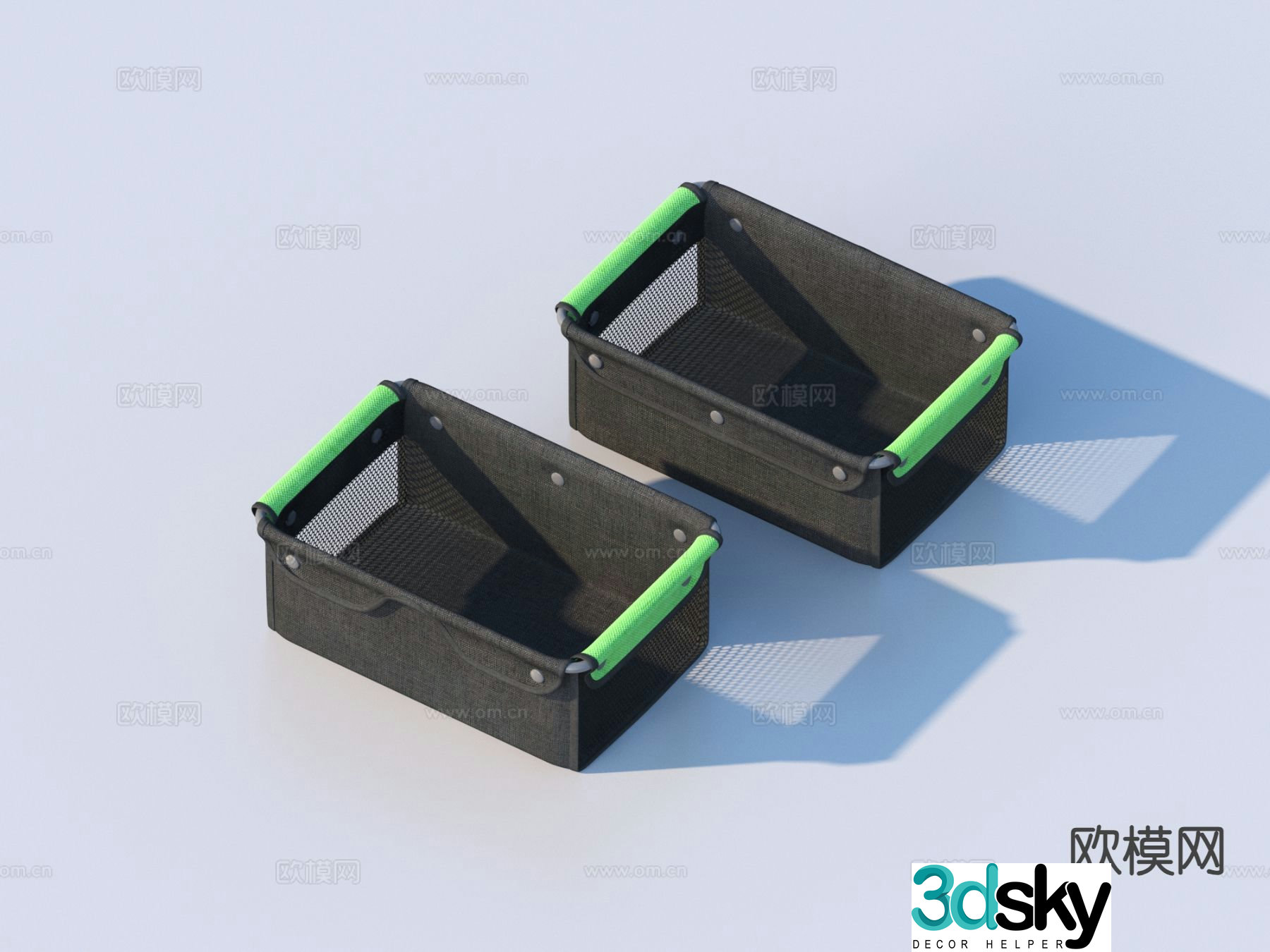 Storage basket storage box storage basket 3d model
