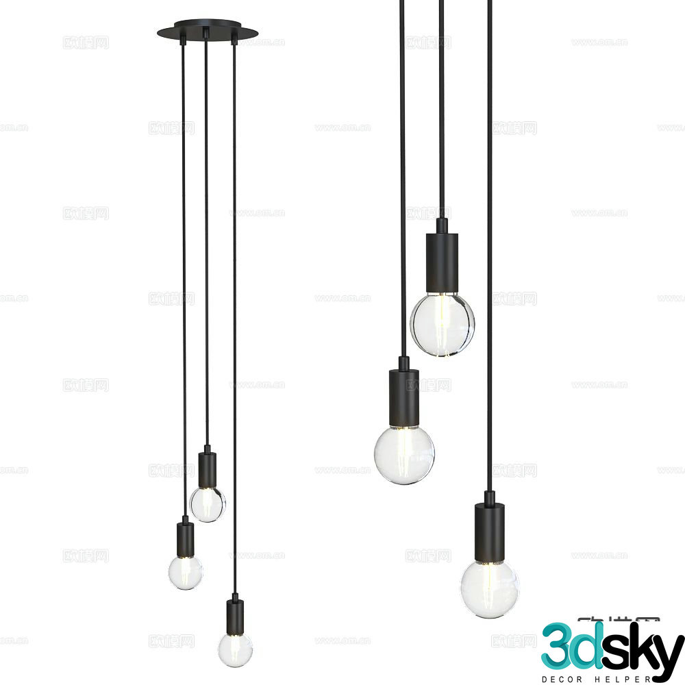 Markslojd chandelier 3d model