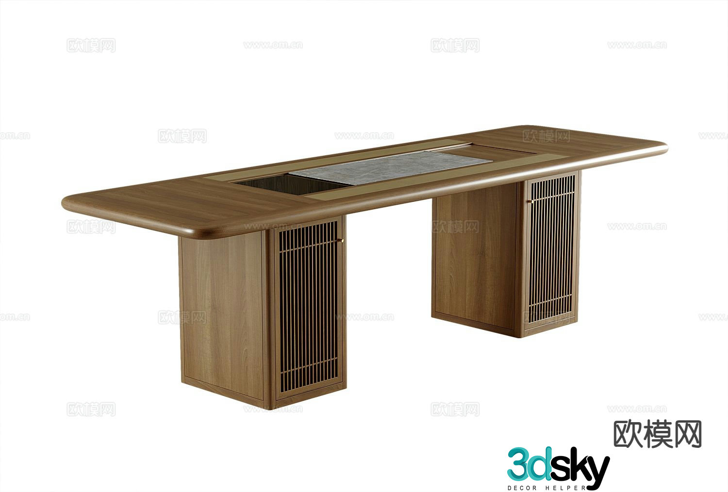 Modern tea table tea table 3d model