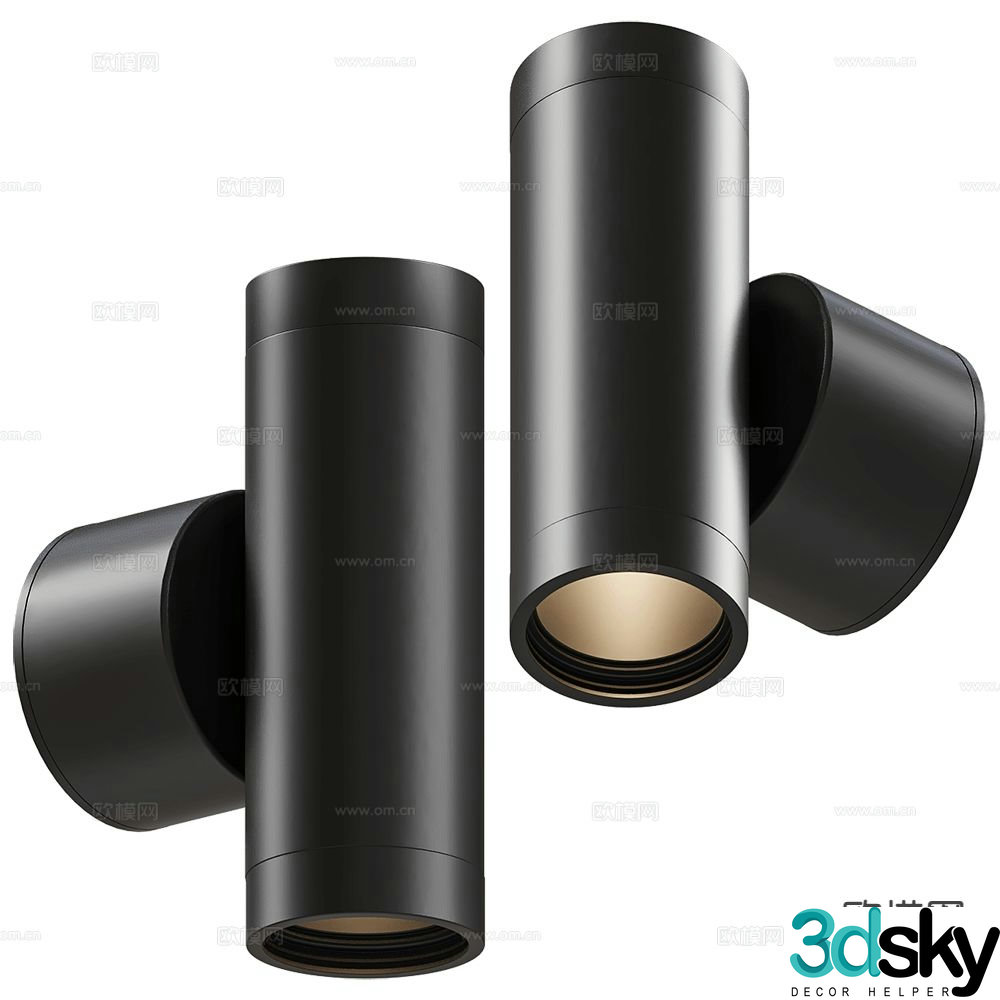 Nemo surface mounted spotlight downlight 3d model