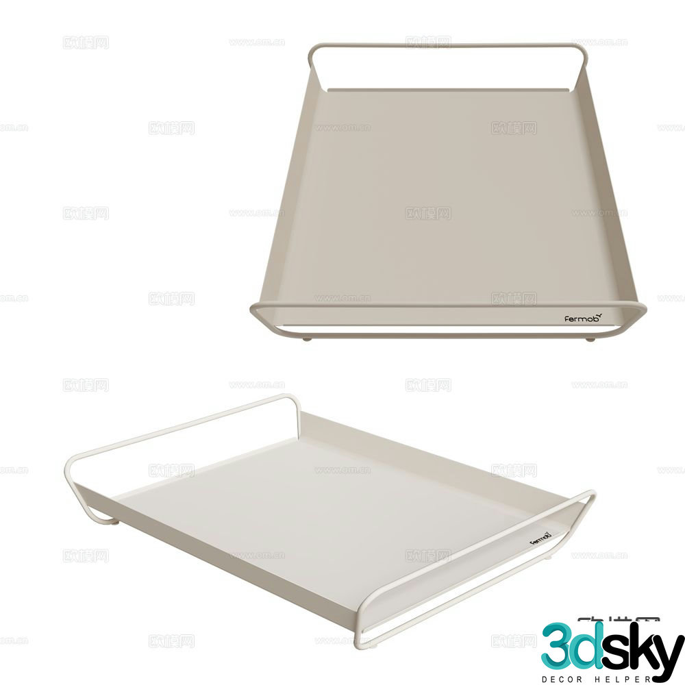 Fermob tray decoration decoration 3d model