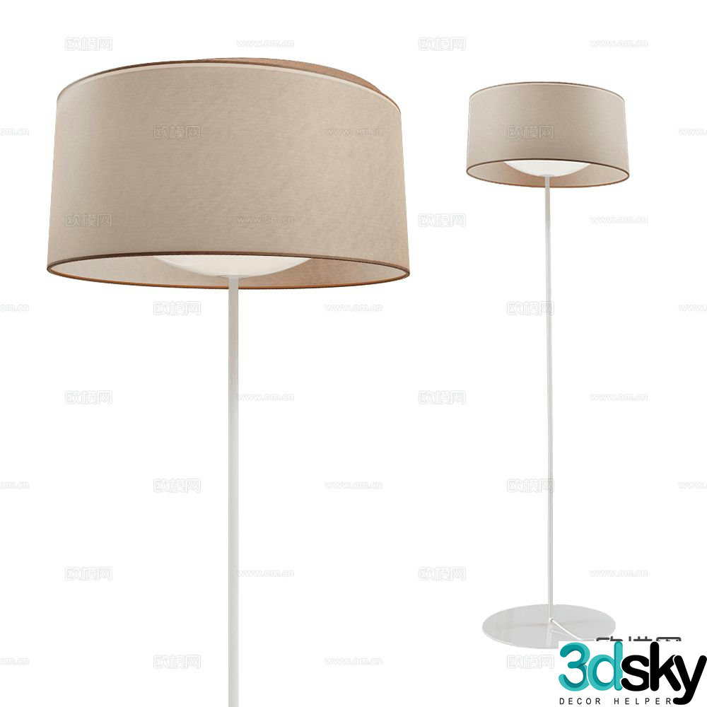 MODO floor lamp 3d model