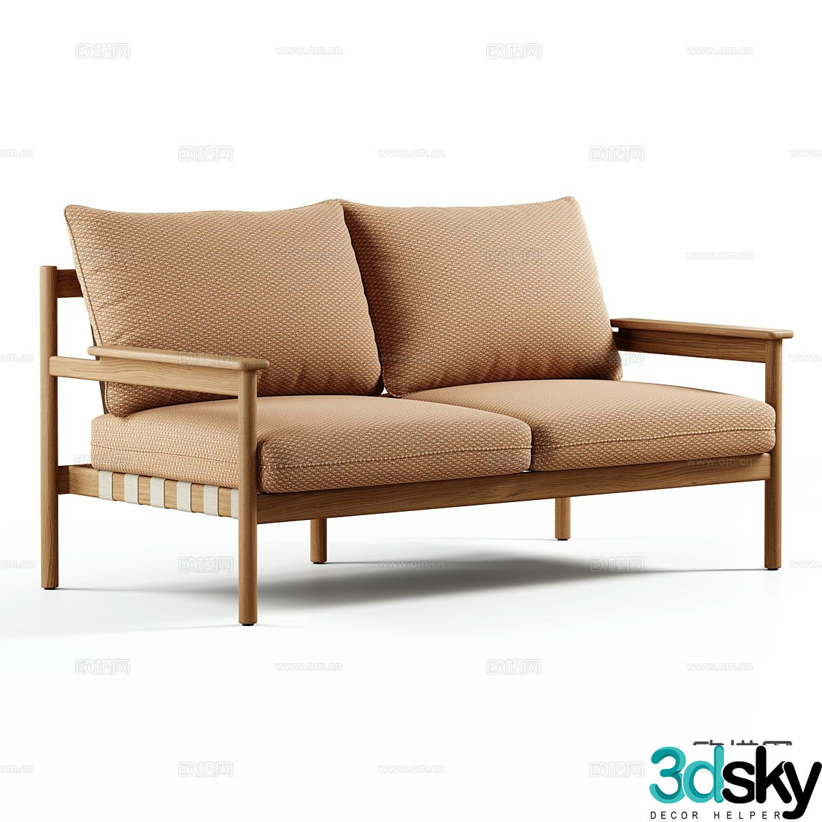 Modern love sofa 3d model