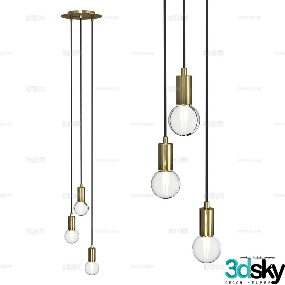 Markslojd chandelier 3d model