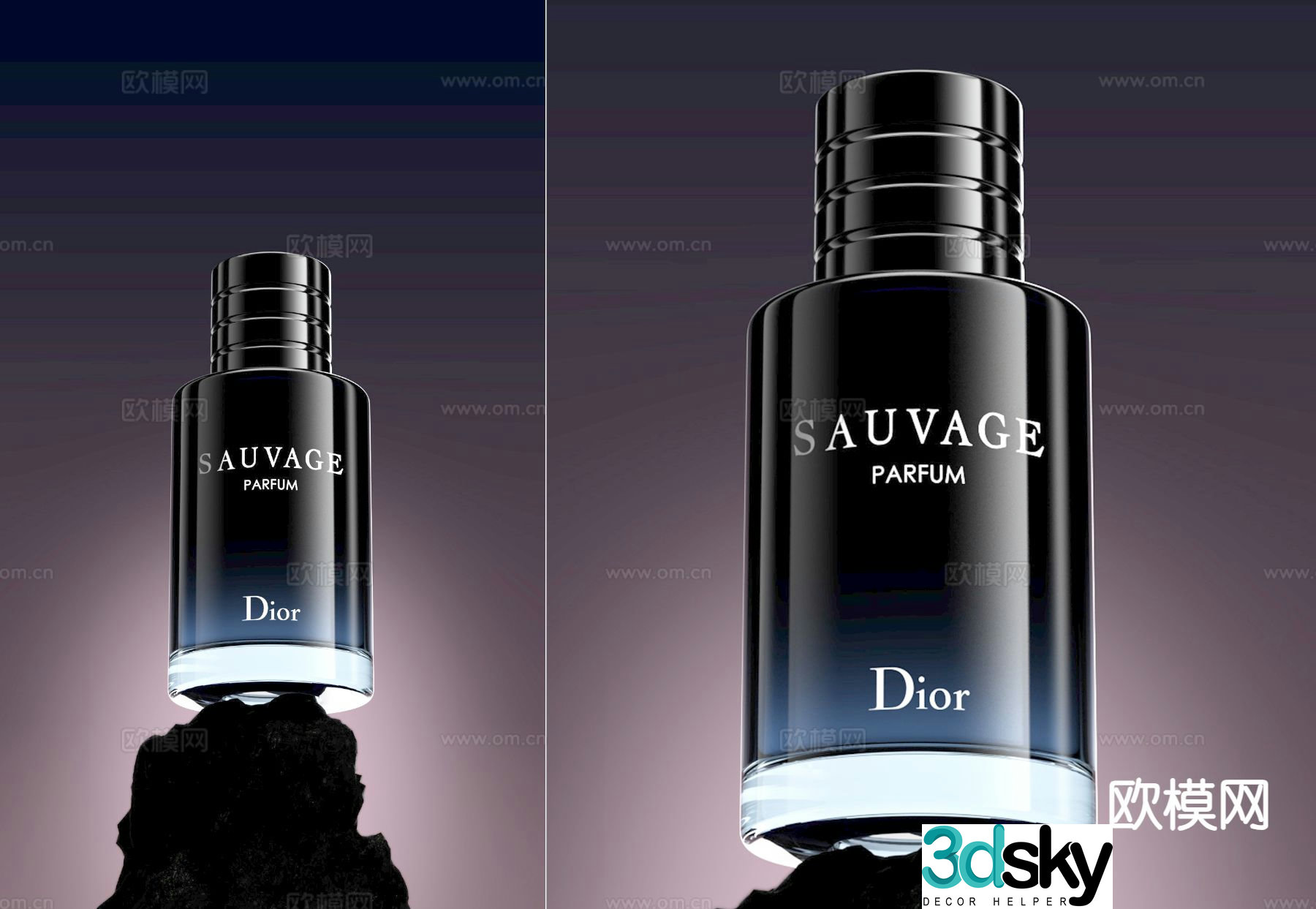 dior men’s perfume dior perfume cosmetics skin care 3d model