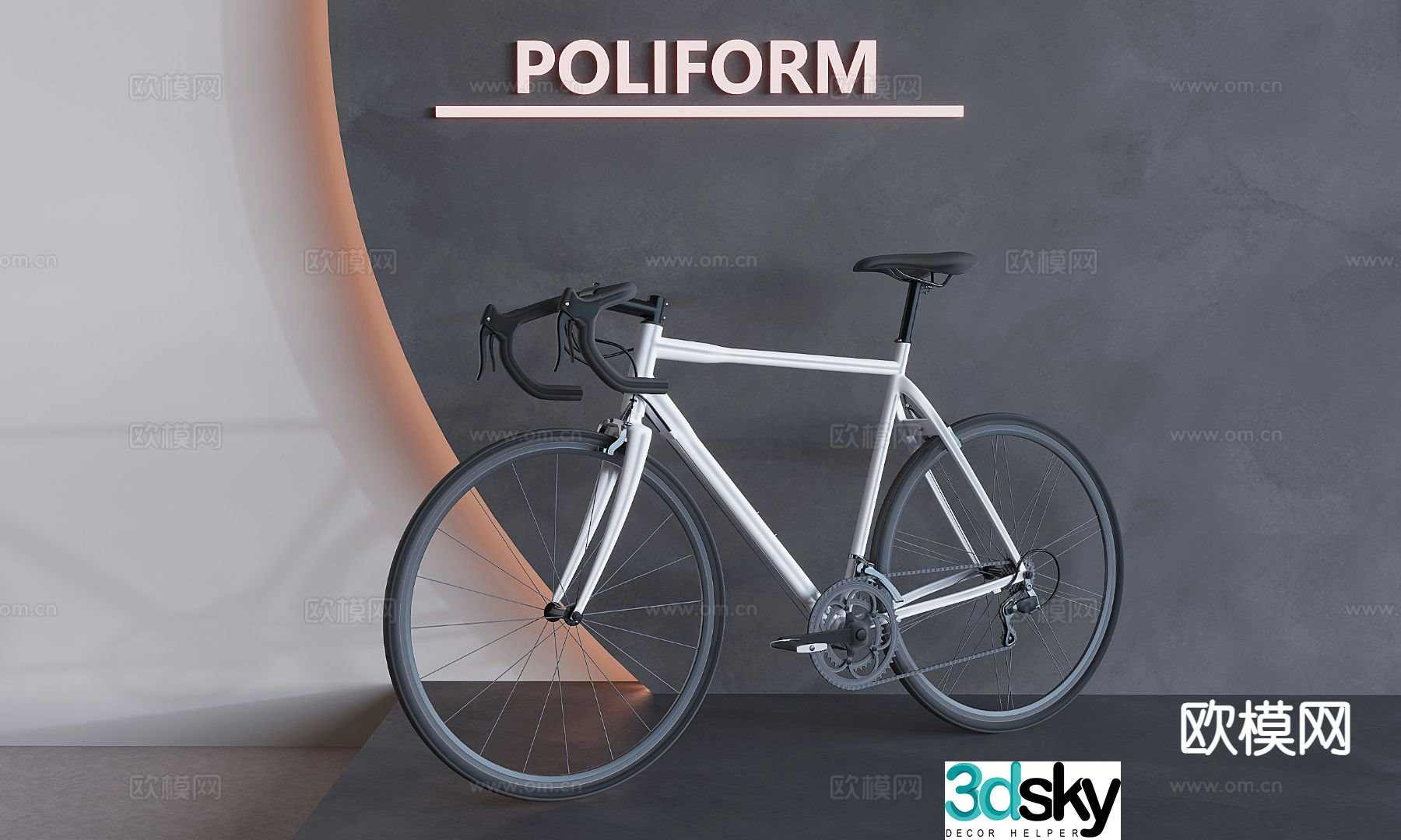 Variable speed mountain bike bicycle road bike sports bike bicycle 3d model