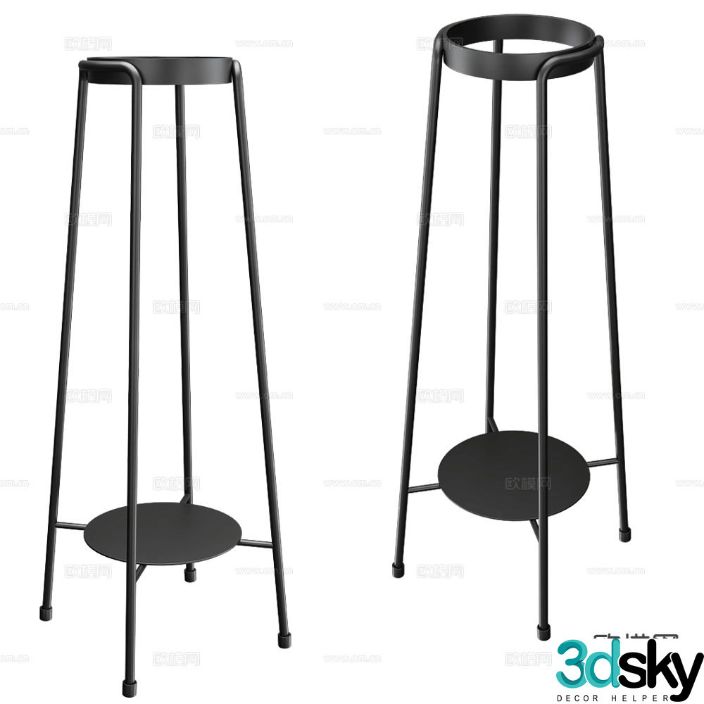 SACKit flower table 3d model
