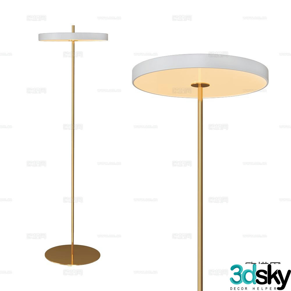 UMAGE floor lamp 3d model