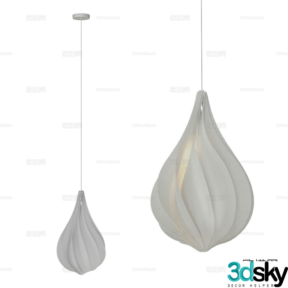 UMAGE art chandelier decorative chandelier 3d model