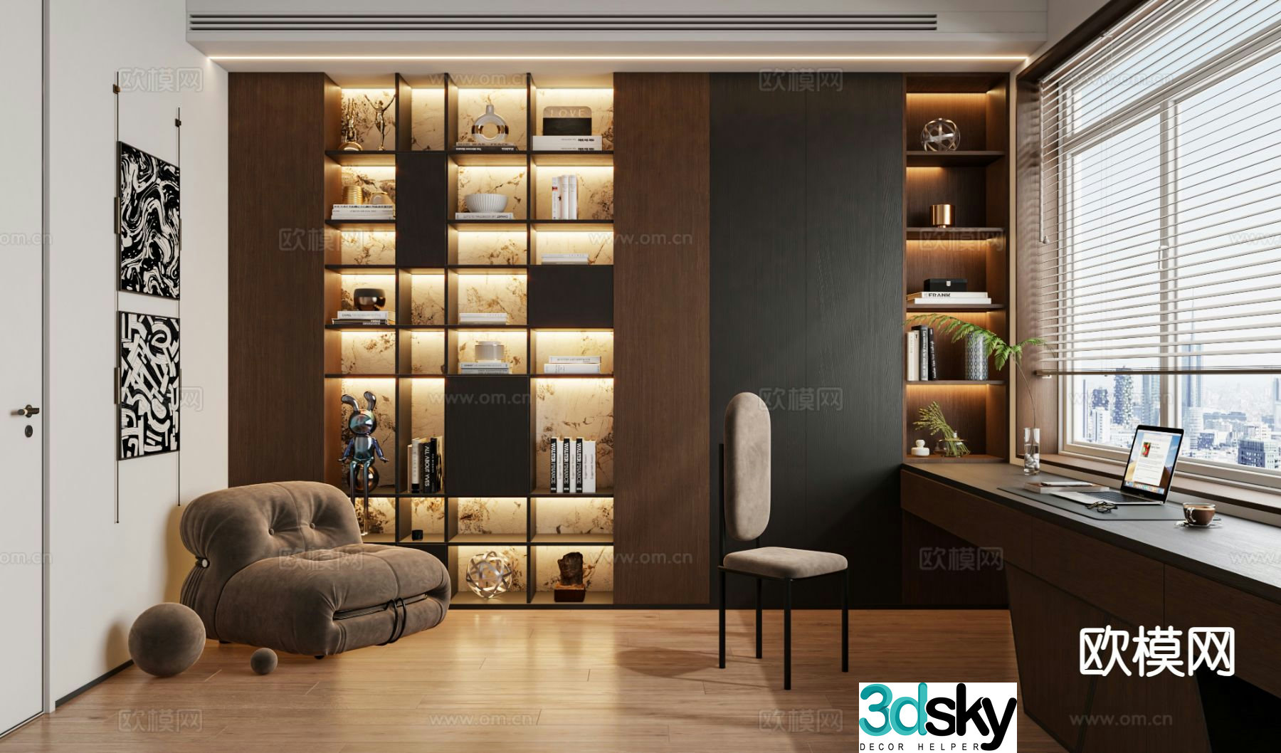 Italian study 3D model