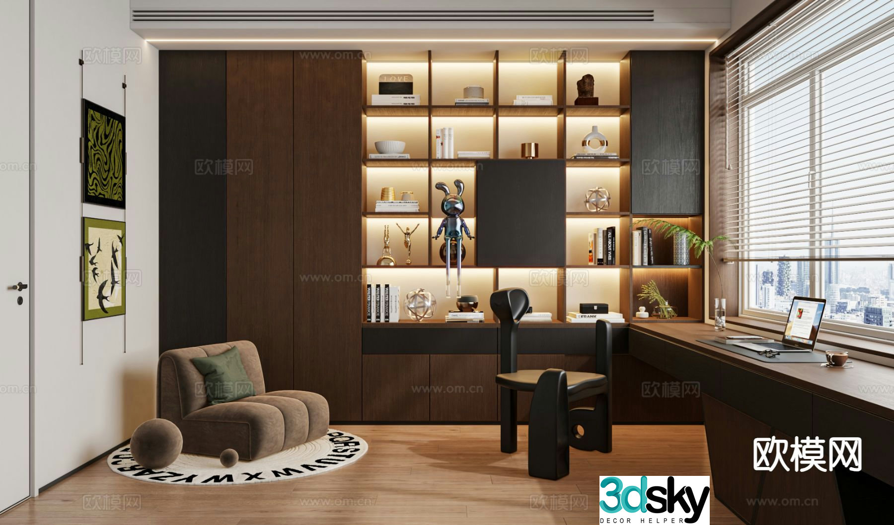 Italian study 3D model