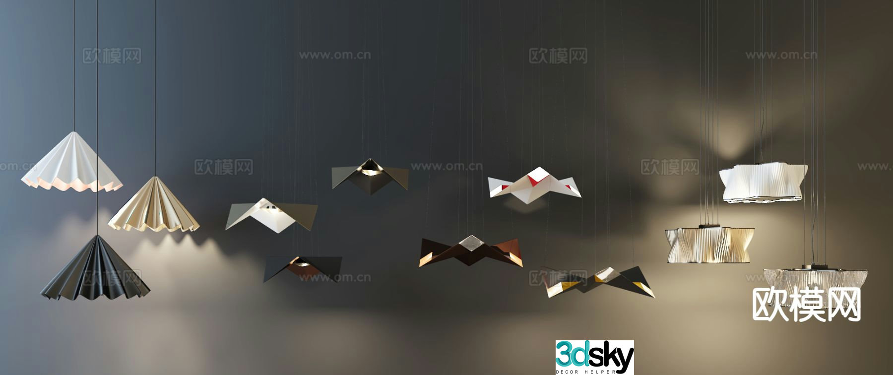 Now indoor chandelier 3d model