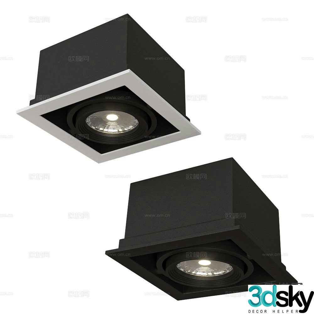 ANCARD downlight spotlight 3d model