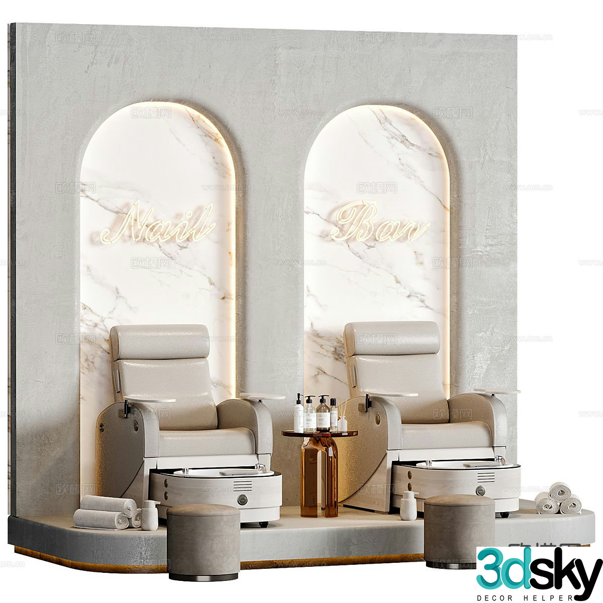 Smart massage chair SPA massage chair 3d model