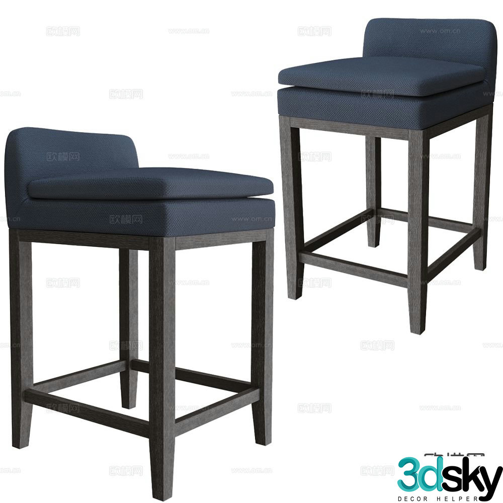 Modernature Bar Stool Bar Stool 3d model