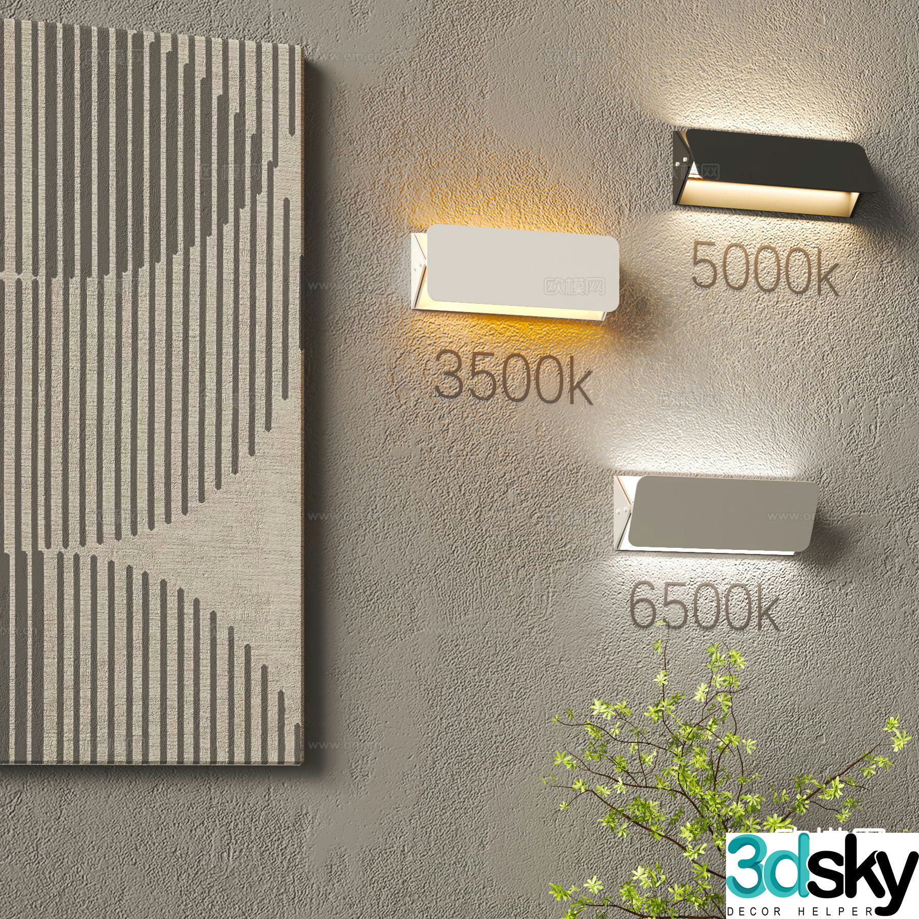 Modern wall lamp creative wall lamp personalized wall lamp 3d model