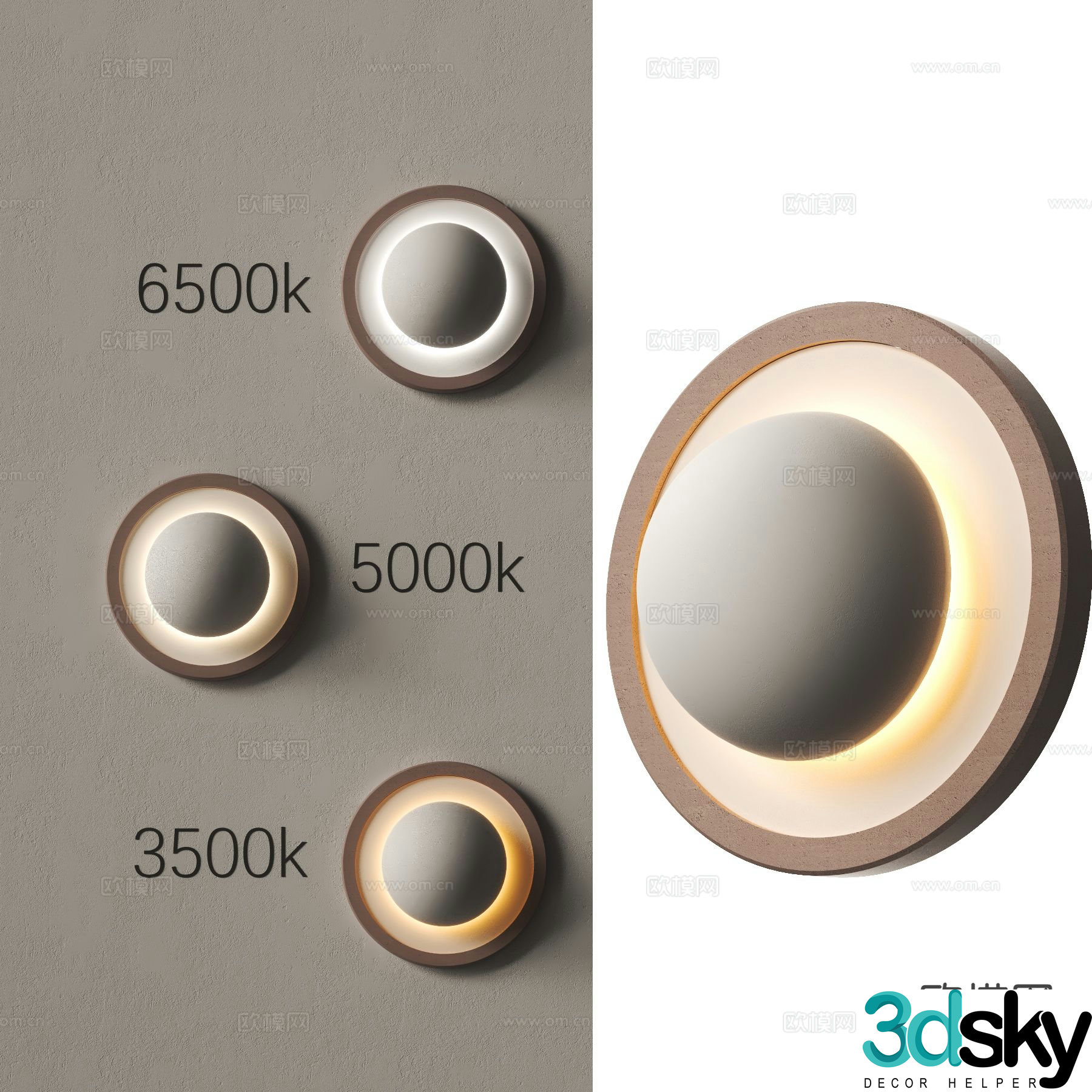 Modern wall lamp personalized wall lamp creative wall lamp 3D model