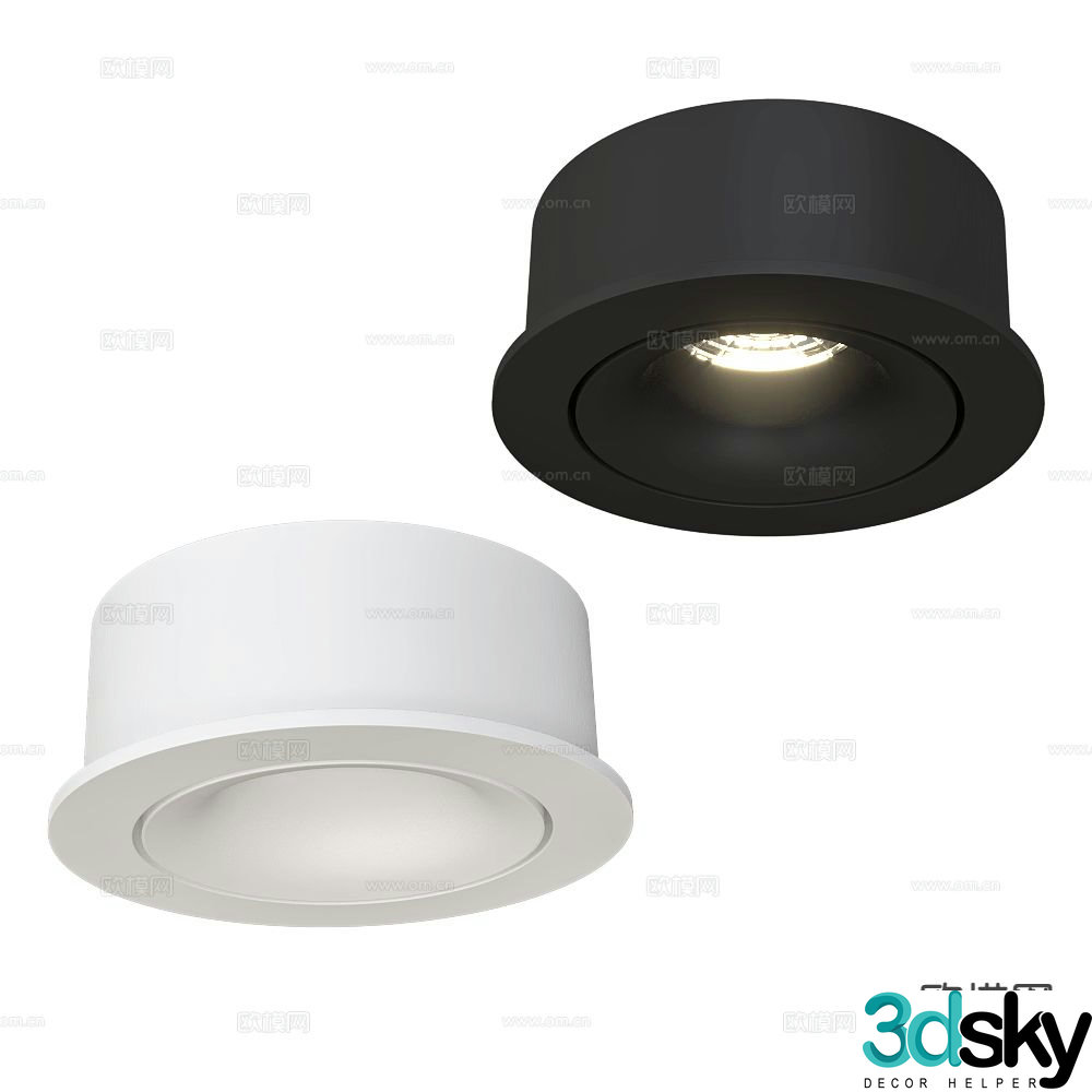 ANCARD downlight spotlight 3d model