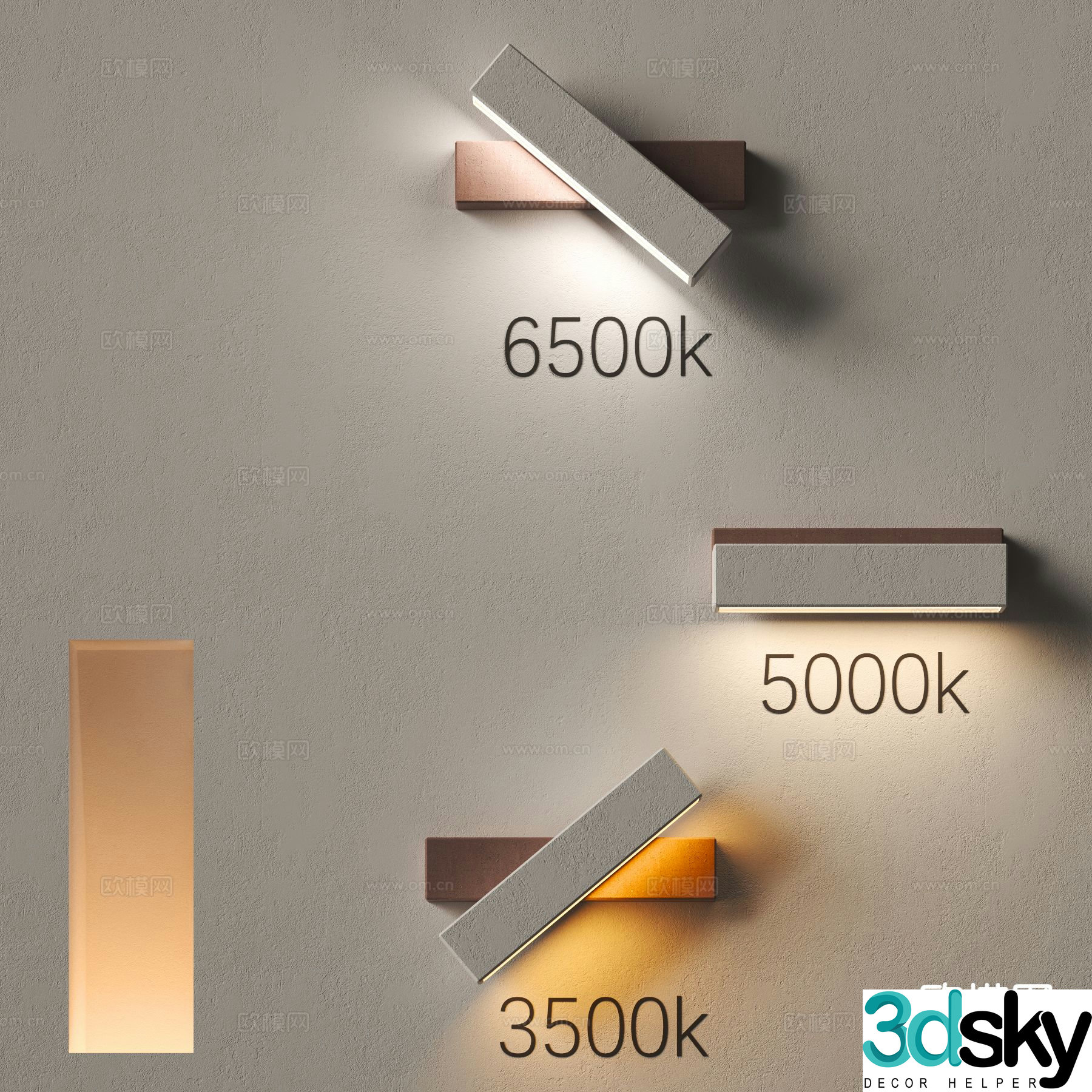 Modern wall lamp personalized wall lamp creative wall lamp 3D model