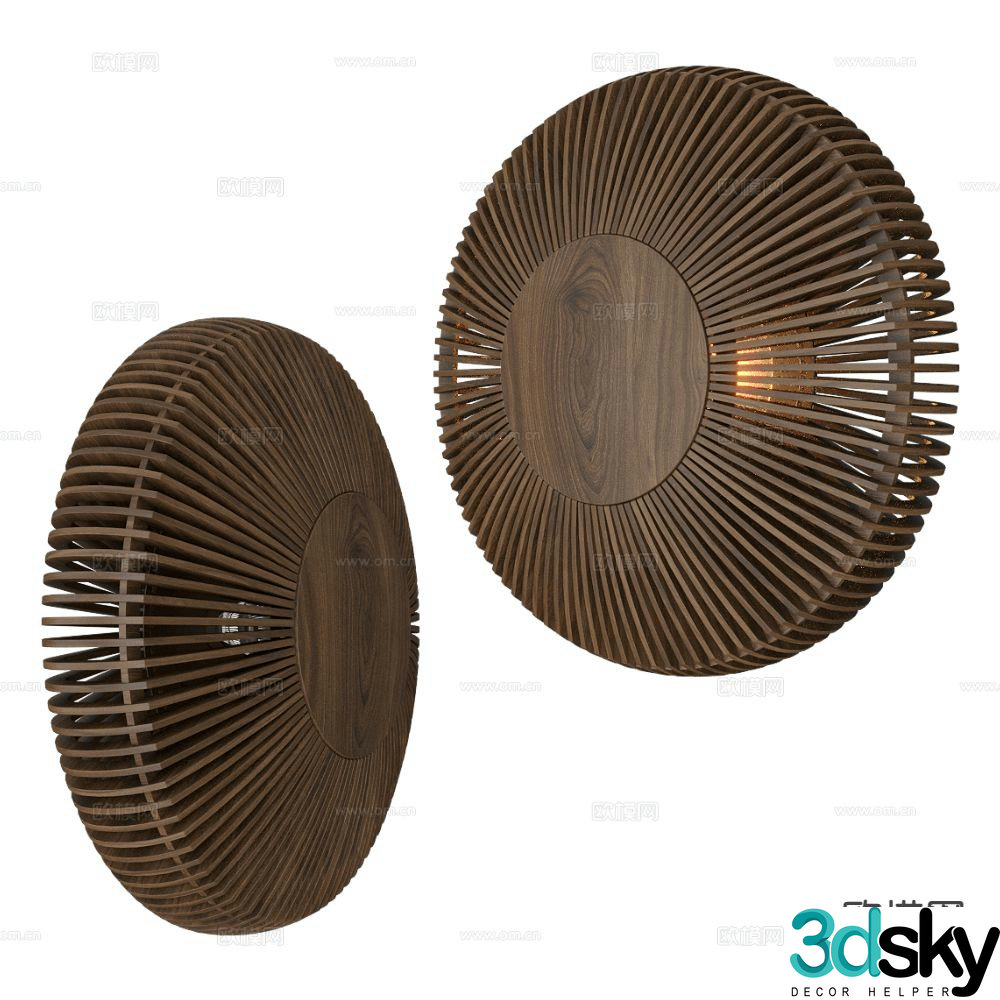 UMAGE round wall light 3d model