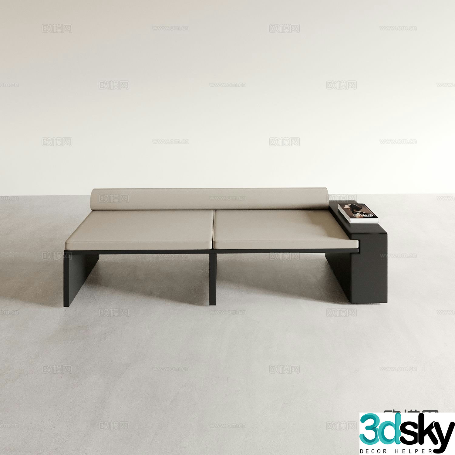 Sofa stool shoe changing stool imperial concubine couch bed couch foot couch 3D model