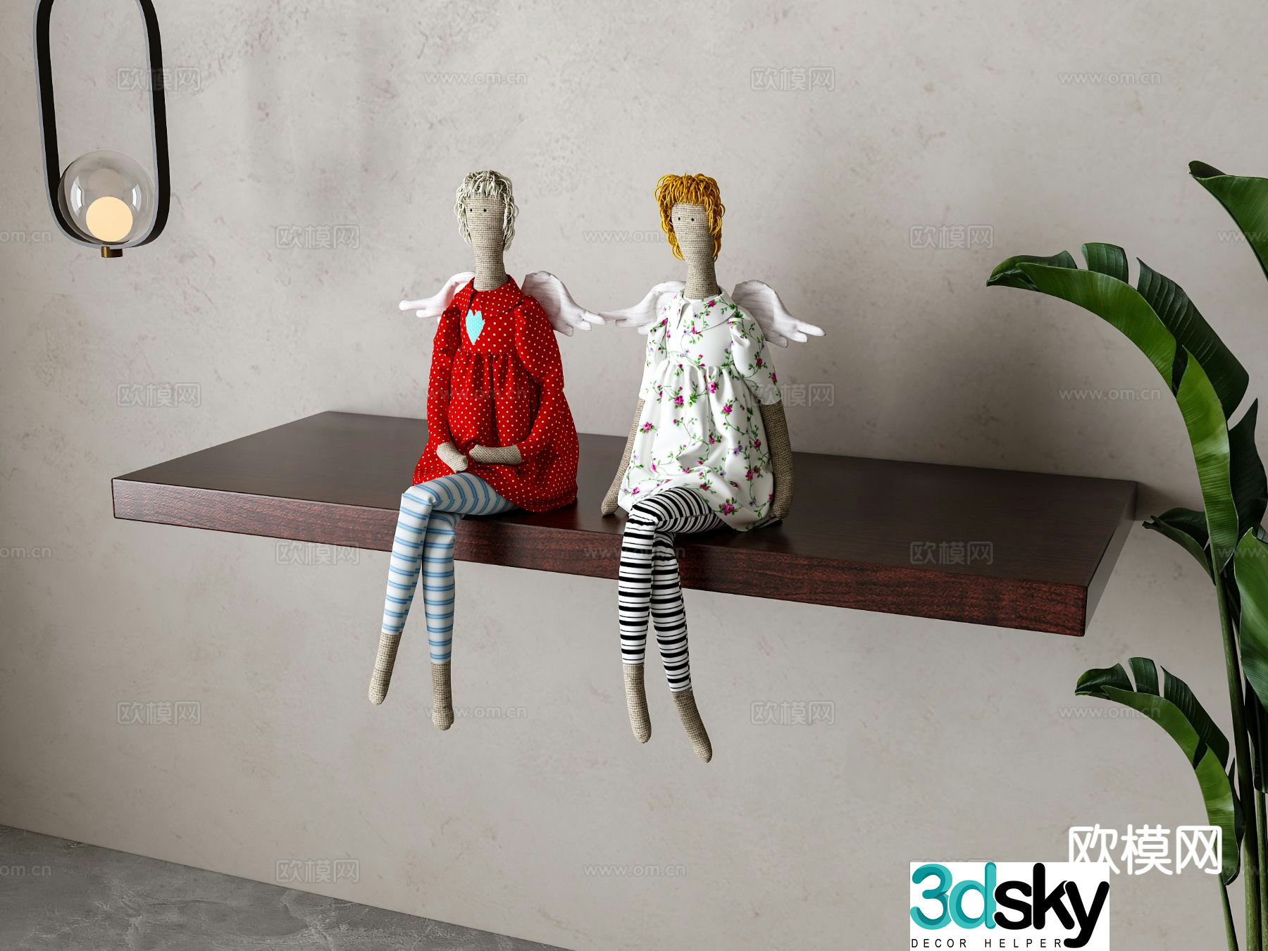 modern ragdoll toy ragdoll 3d model