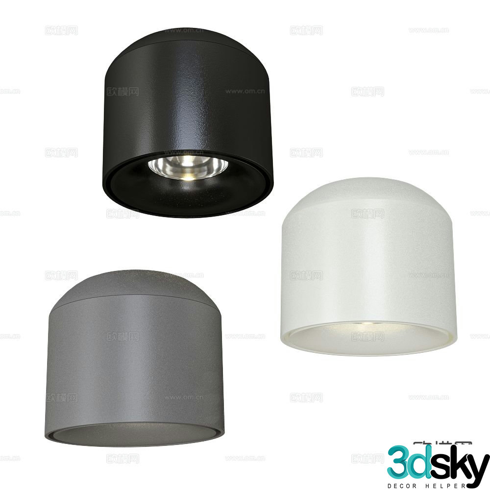 ANCARD downlight spotlight track light 3d model