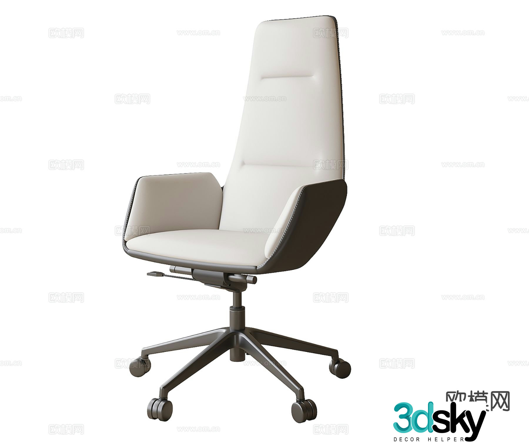 Modern office chair boss chair swivel chair 3d model