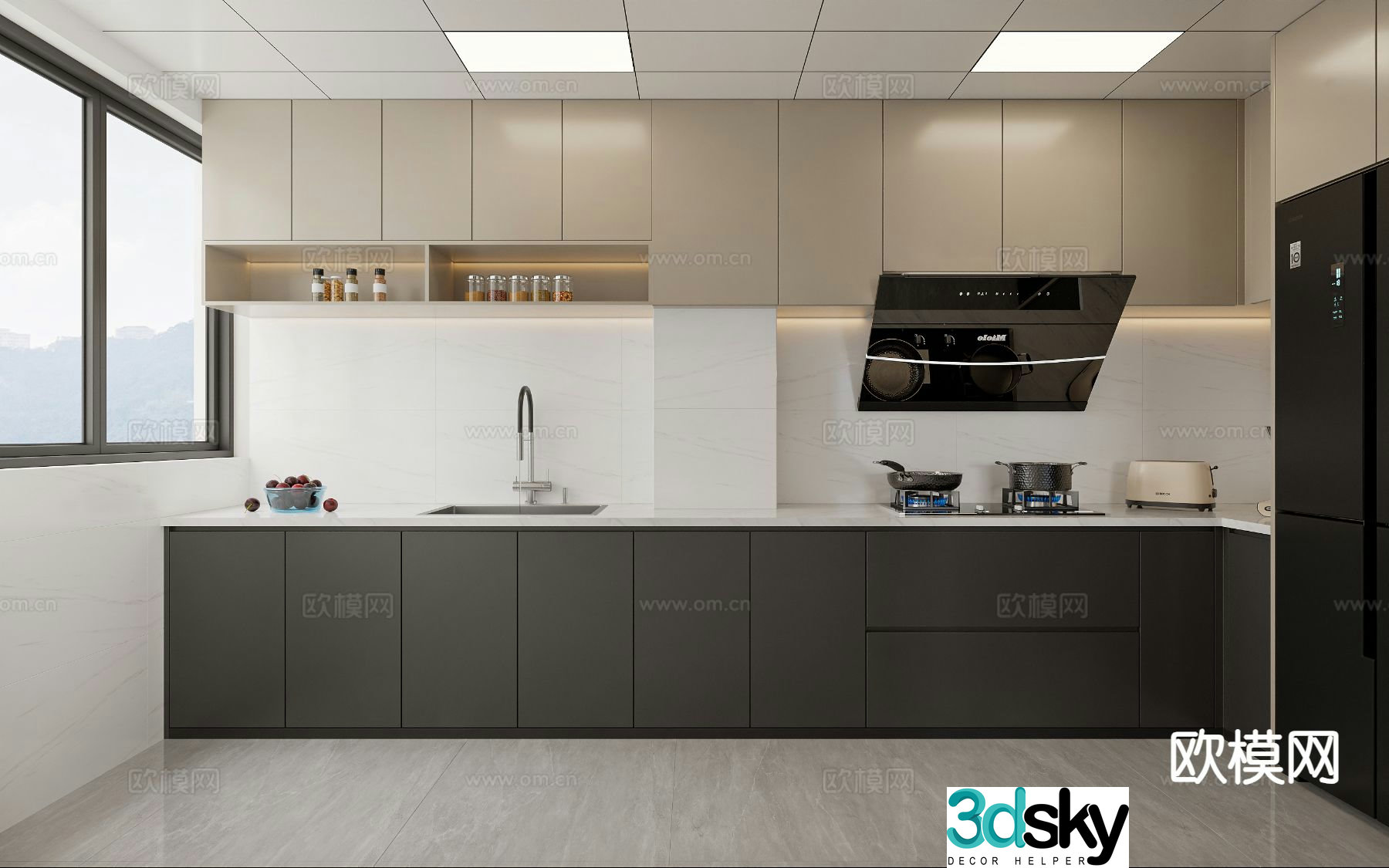 Italian kitchen 3d model